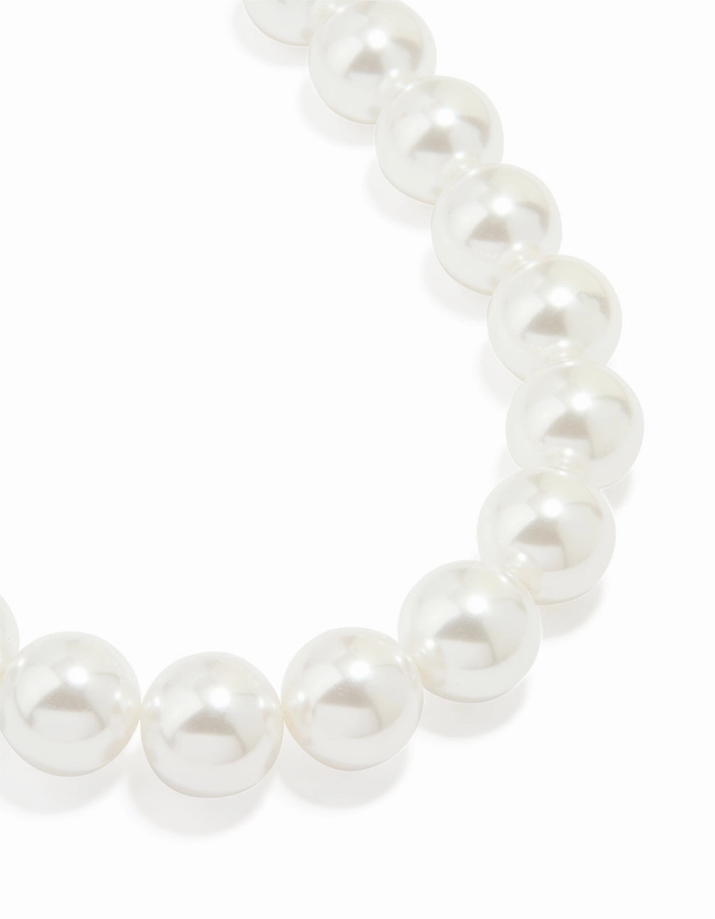 Office Ready Gold Pearl Strand Large Necklace