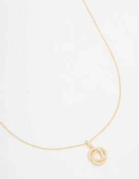 Gold Plated Milky Way Pendant Necklace Everyday Wear Sophisticated Accent