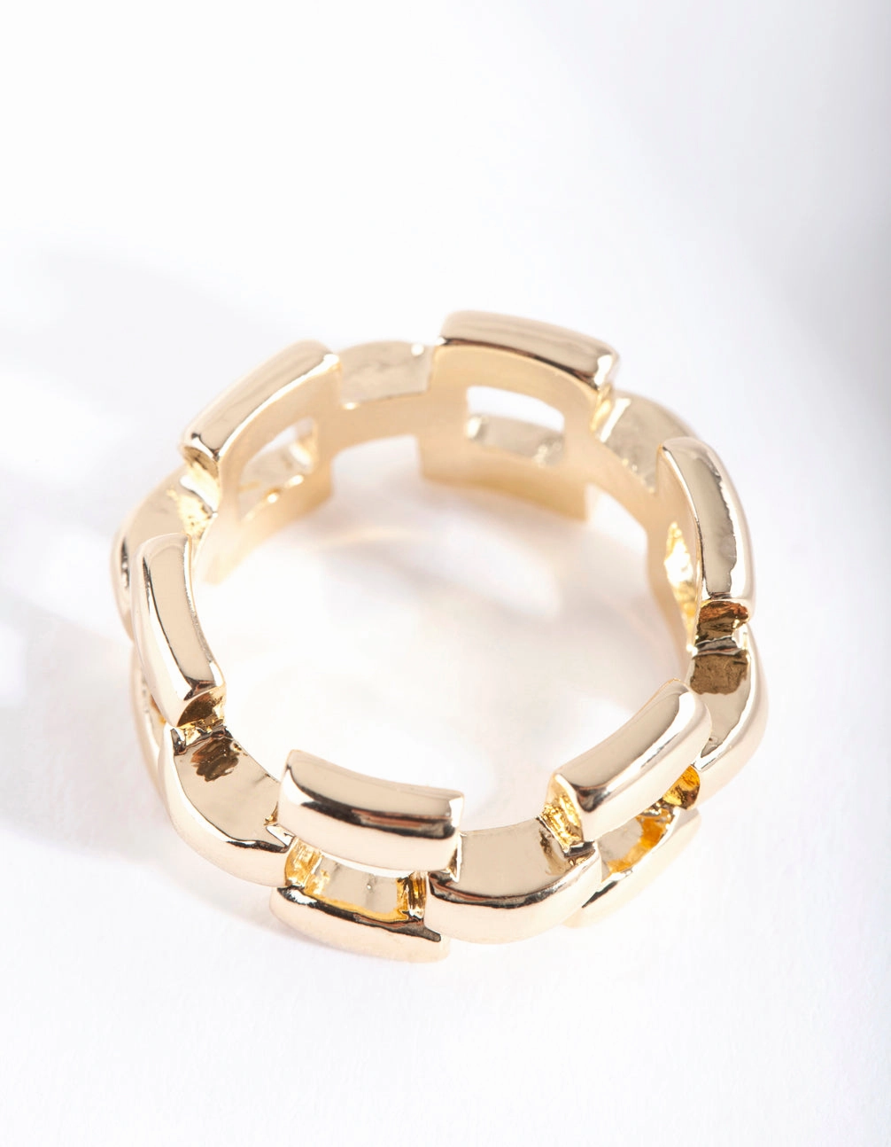 Gold Woven Chain Ring Traditional Decoration