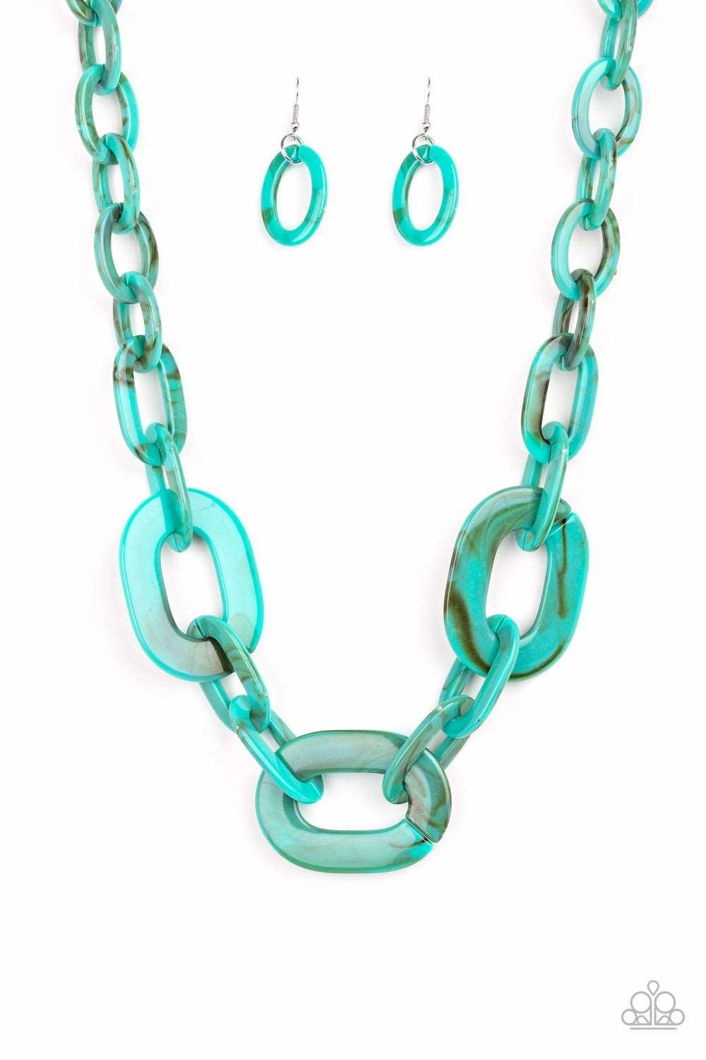 Paparazzi Accessories ? All In-VINCIBLE - Blue Necklace?Flat Rate Ship $4.50? Effortless Look Exclusive Design