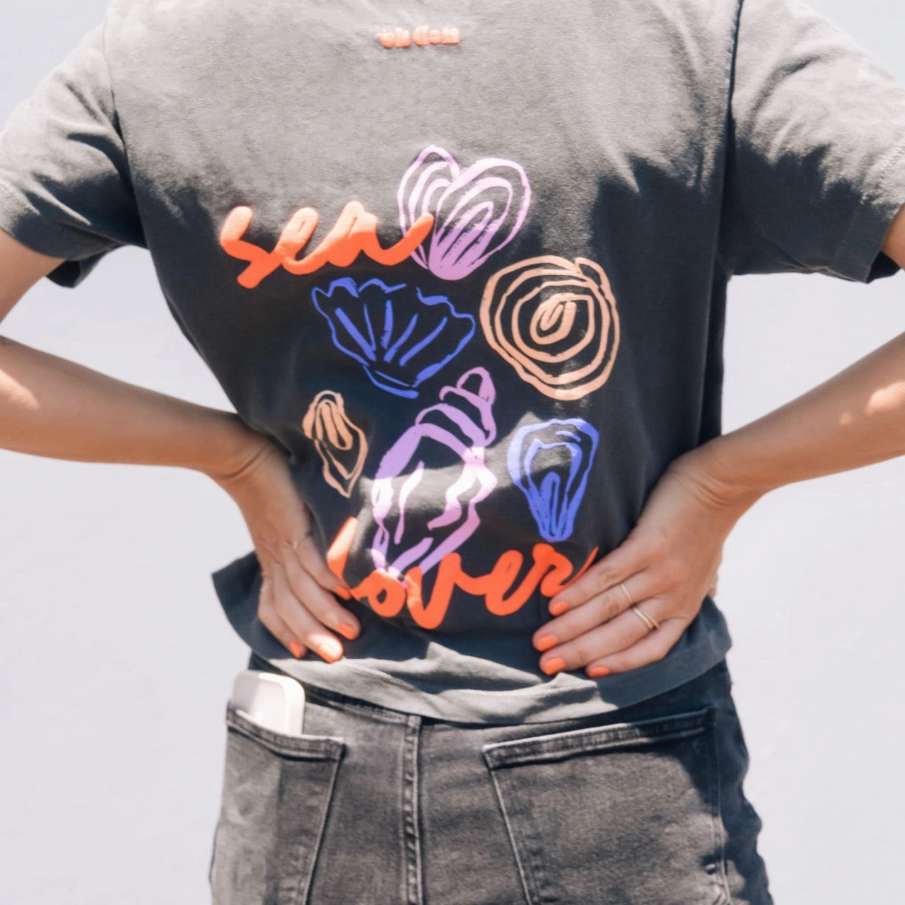 Fusion Form Festive Style Sea Lover Cropped Tee