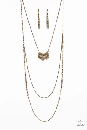 Paparazzi Accessories ? Homestead Harvest - Brass Necklace?Flat Rate Ship $4.50? Holiday Accent