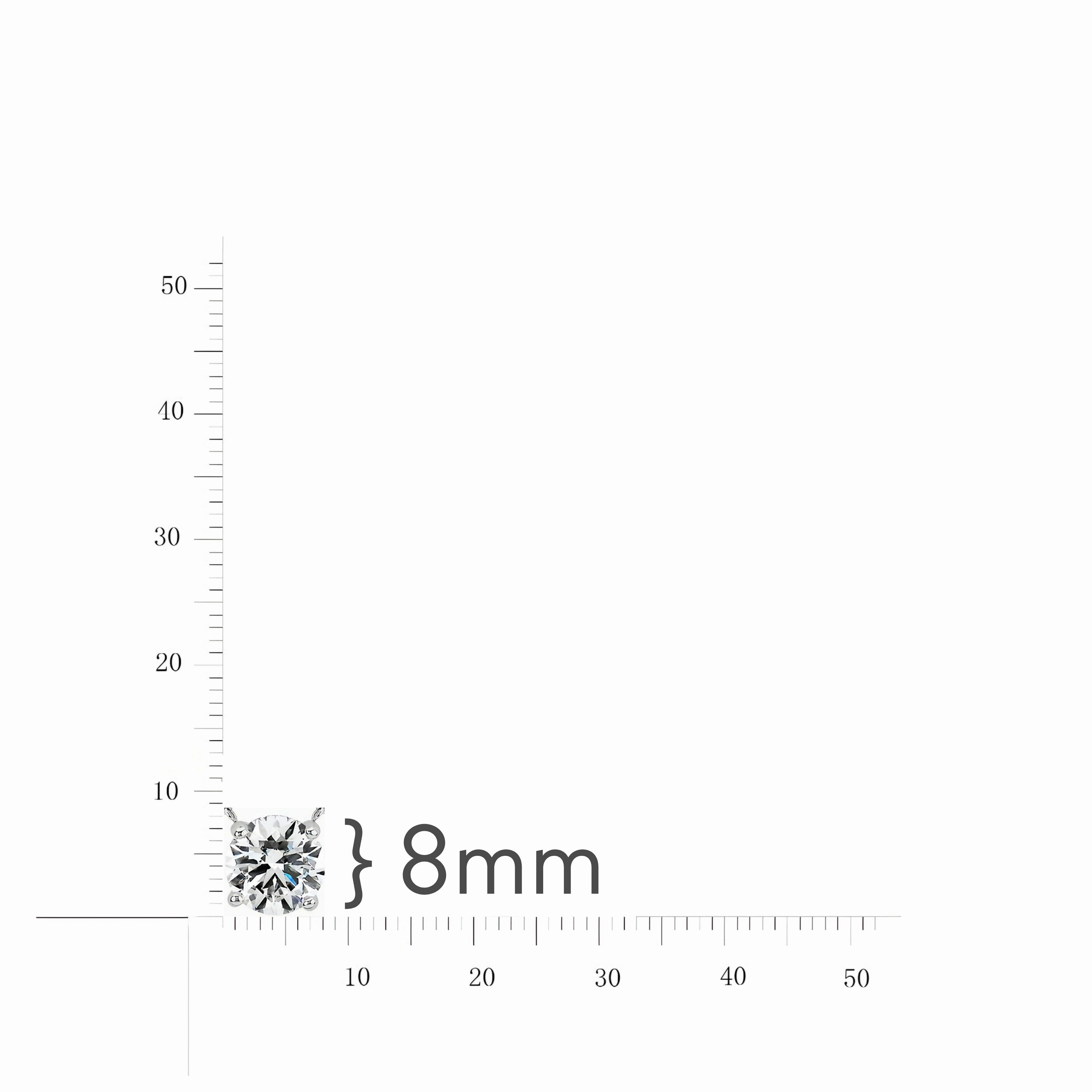 Rhodium Plated Sterling Silver CZ Solitaire Necklace Youth fashion Shared Jewelry