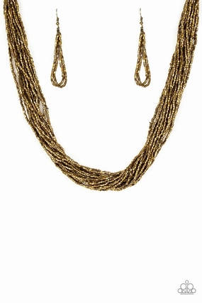 Paparazzi Accessories ?The Speed of STARLIGHT - Brass Necklace? Flat Rate Ship $4.50? Minimalist Item