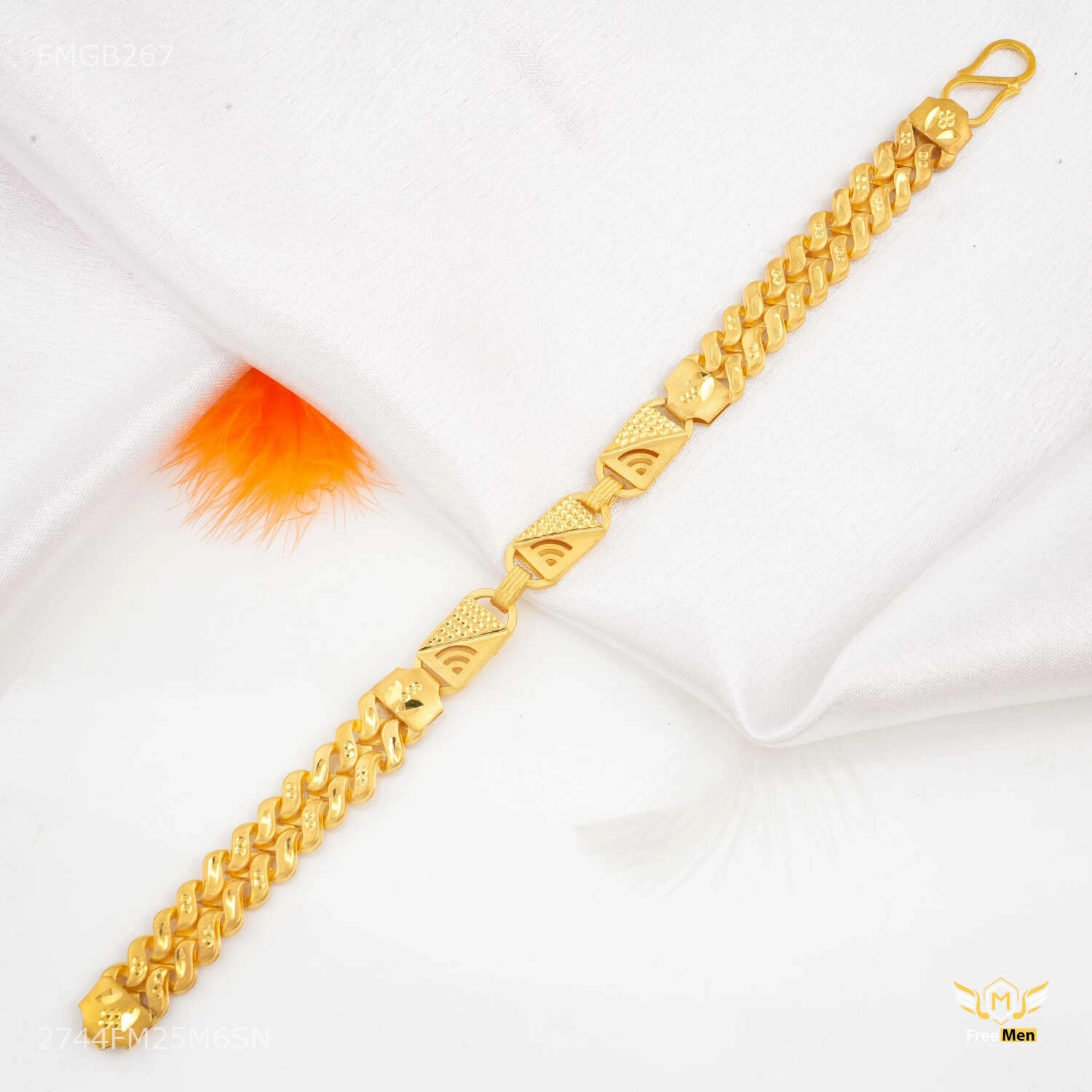 Boundless Amalgamations Whole Assortment Wifi Nawabi with Pokel Bracelate  for Men - FMGB267