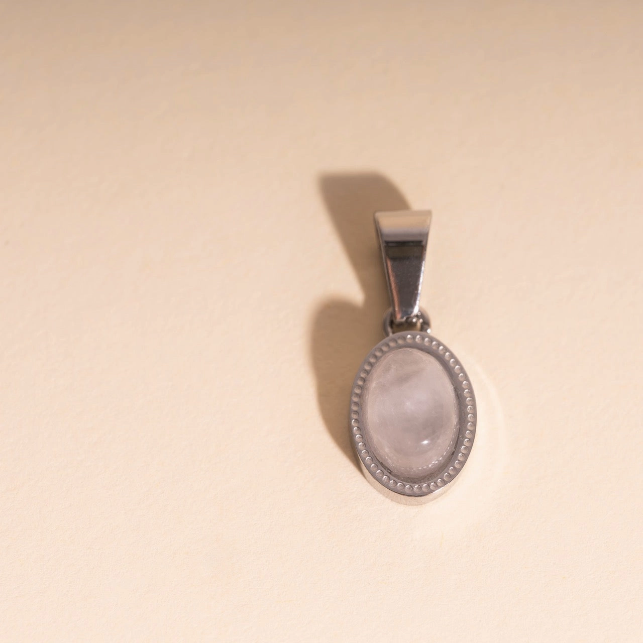 Dawn to Dusk Oval Necklace Charm Luxury Highlight