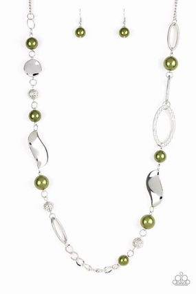 Everyday Carry Jewelry Paparazzi Accessories ?All About Me - Green Necklace?Flat Rate Ship $4.50?