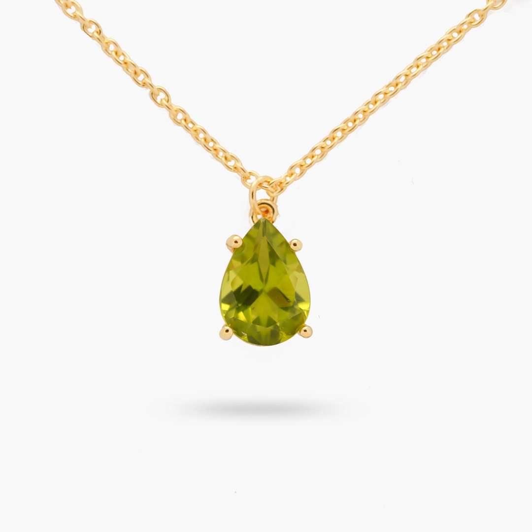 Natural Fit Allure Factor Amare Wear Celebration Collection - August Birthstone Necklace Peridot