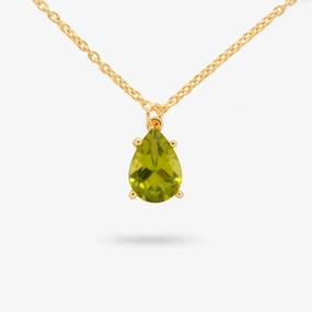 Natural Fit Allure Factor Amare Wear Celebration Collection - August Birthstone Necklace Peridot