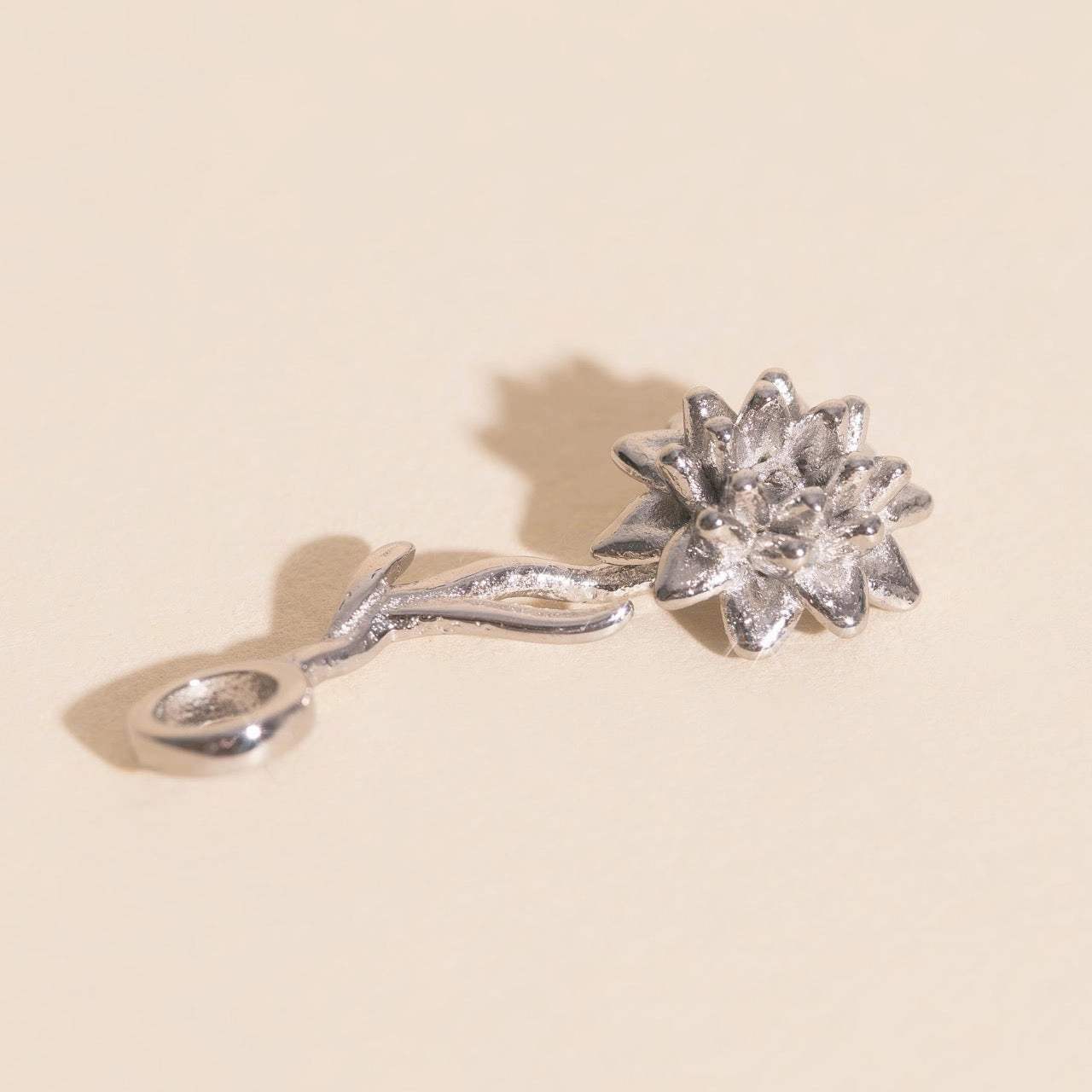 July Lily Birth Flower Necklace Charm Chic Flow