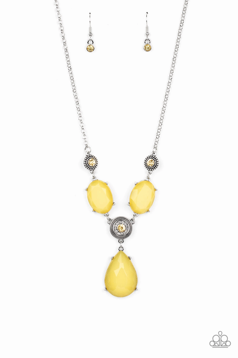 Paparazzi Accessories ?Heirloom Hideaway - Yellow Necklace?Flat Rate Ship $4.50? Family Accent Pure Feature