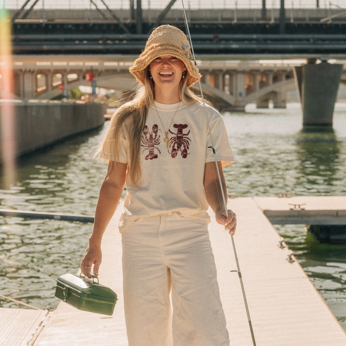 Gentle Accent Red Carpet Lobster Tee