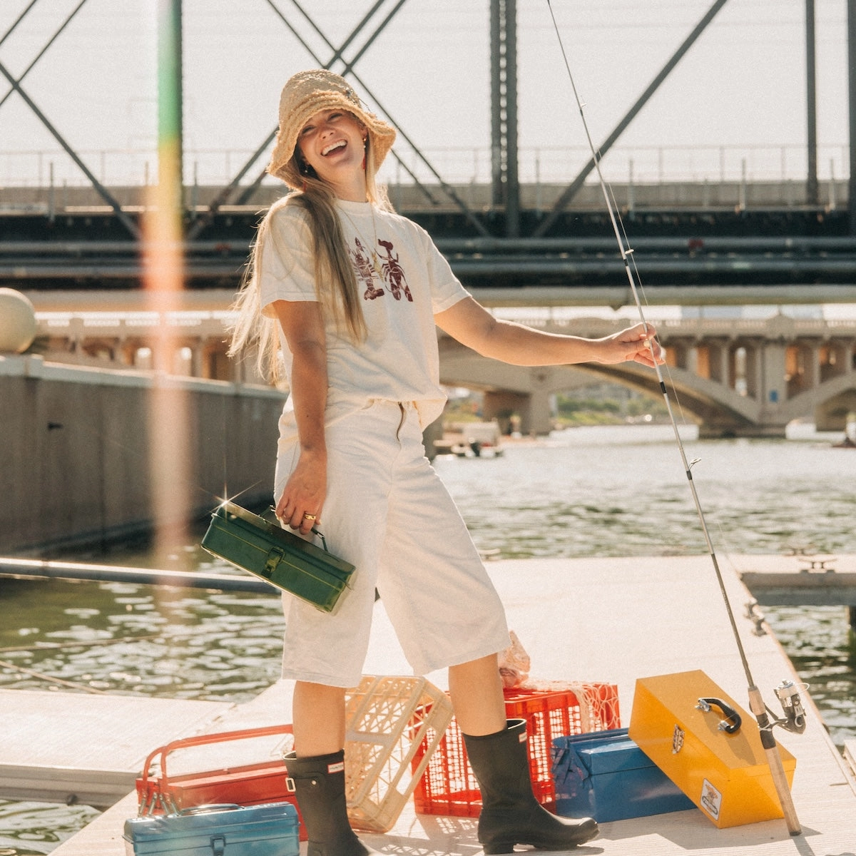 Lobster Tee Casual Elegance