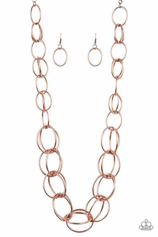 Paparazzi Accessories ?Elegantly Ensnared - Copper Necklace? Flat Rate Ship $4.50? Luxury Design