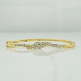Natural Shine Pave Set Diamond Bracelet | 0.20ctw | 7" |