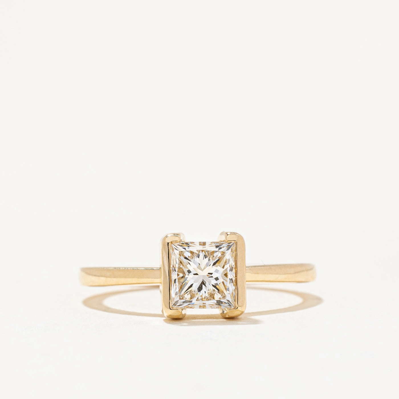 100 Ways' GIA Certified Square Cut Engagement Ring | 1.02ct VVS1 G | SZ 6.5 | Fashion Forward