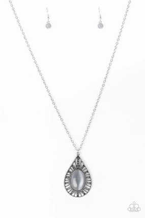 Locket Piece Paparazzi Accessories ?Total Tranquility - Silver Necklace? Flat Rate Ship $4.50?
