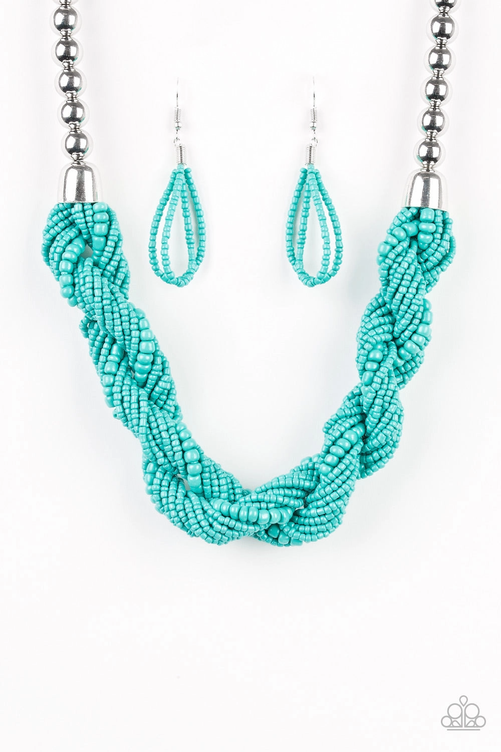 Bold Choice Paparazzi Accessories ? Savannah Surfin - Blue Necklace?Flat Rate Ship $4.50?