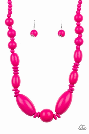 Timeless Item Paparazzi Accessories ?Summer Breezin - Pink Necklace?Flat Rate Ship $4.50?