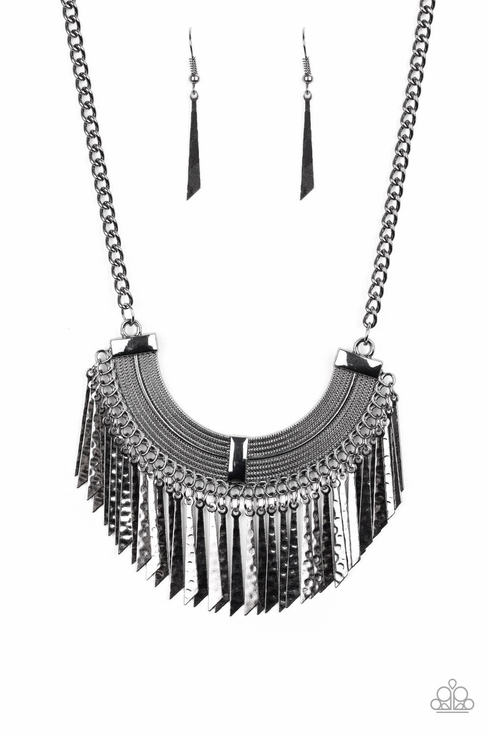 Comfortable Jewelry Multi Strand Item Paparazzi Accessories ? Impressively Incan - Black Necklace?Flat Rate Ship $4.50?