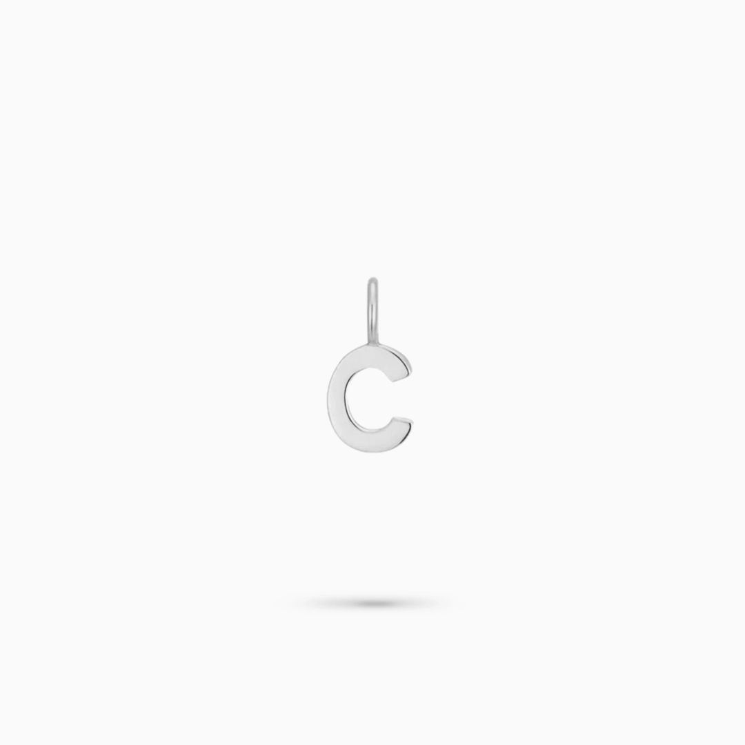 Daily Essentials Mini Alphabet Collection 925 Sterling Silver Mini Charm