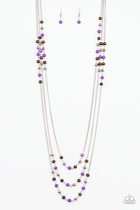 Paparazzi Accessories ? Seasonal Sensation - Purple Necklace?Flat Rate Ship $4.50? Urban Chic Delicate Jewelry