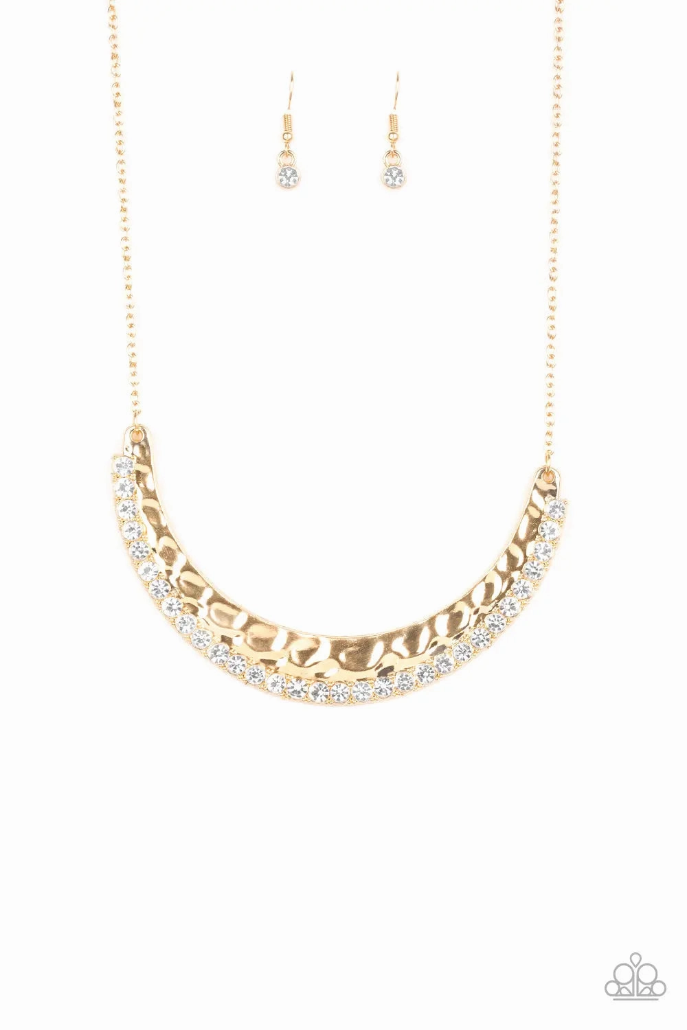 Paparazzi Accessories ? Impressive - Gold Necklace?Flat Rate Ship $4.50? Autumn Warm