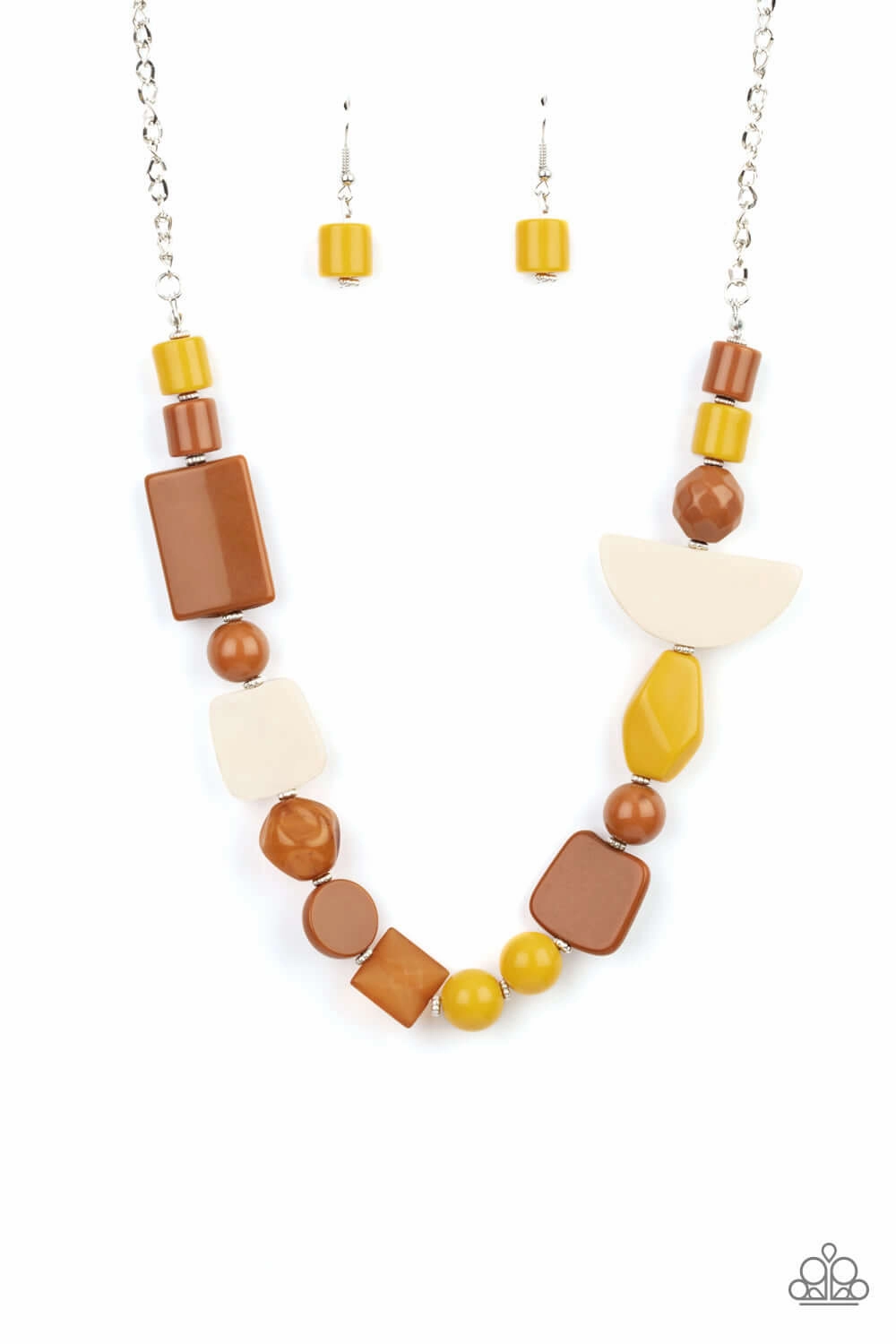 Holiday Gift Climate Friendly Accessory Paparazzi Accessories ?Tranquil Trendsetter - Yellow Necklace? Flat Rate Ship $4.50?