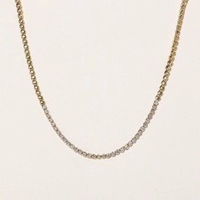 Diamond Necklace | 1.02ctw | 16.5" | Natural Spark