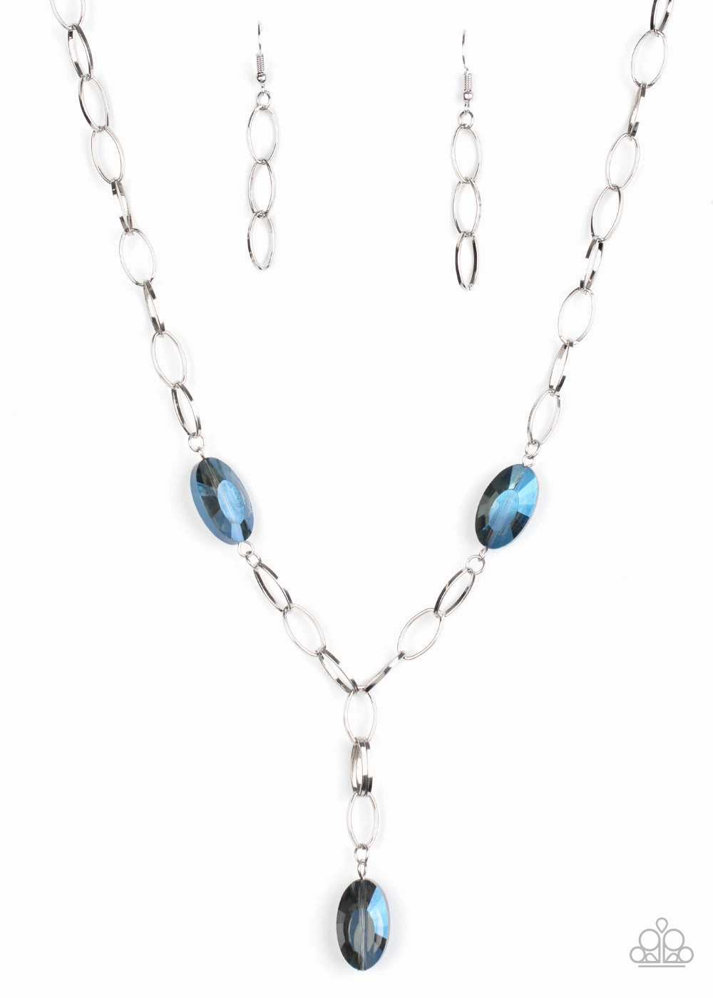 Paparazzi Accessories ? Power Up - Blue Necklace?Flat Rate Ship $4.50? Weekend Style Glam Accent