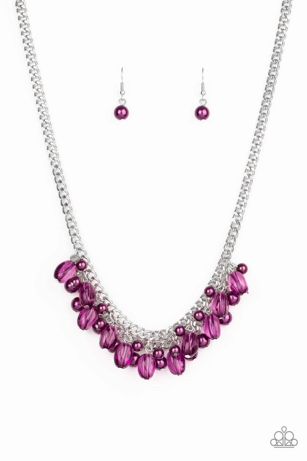 Paparazzi Accessories ? 5th Avenue Flirtation - Purple Necklace?Flat Rate Ship $4.50? Marvelous Ornament Adult Chain Accessory