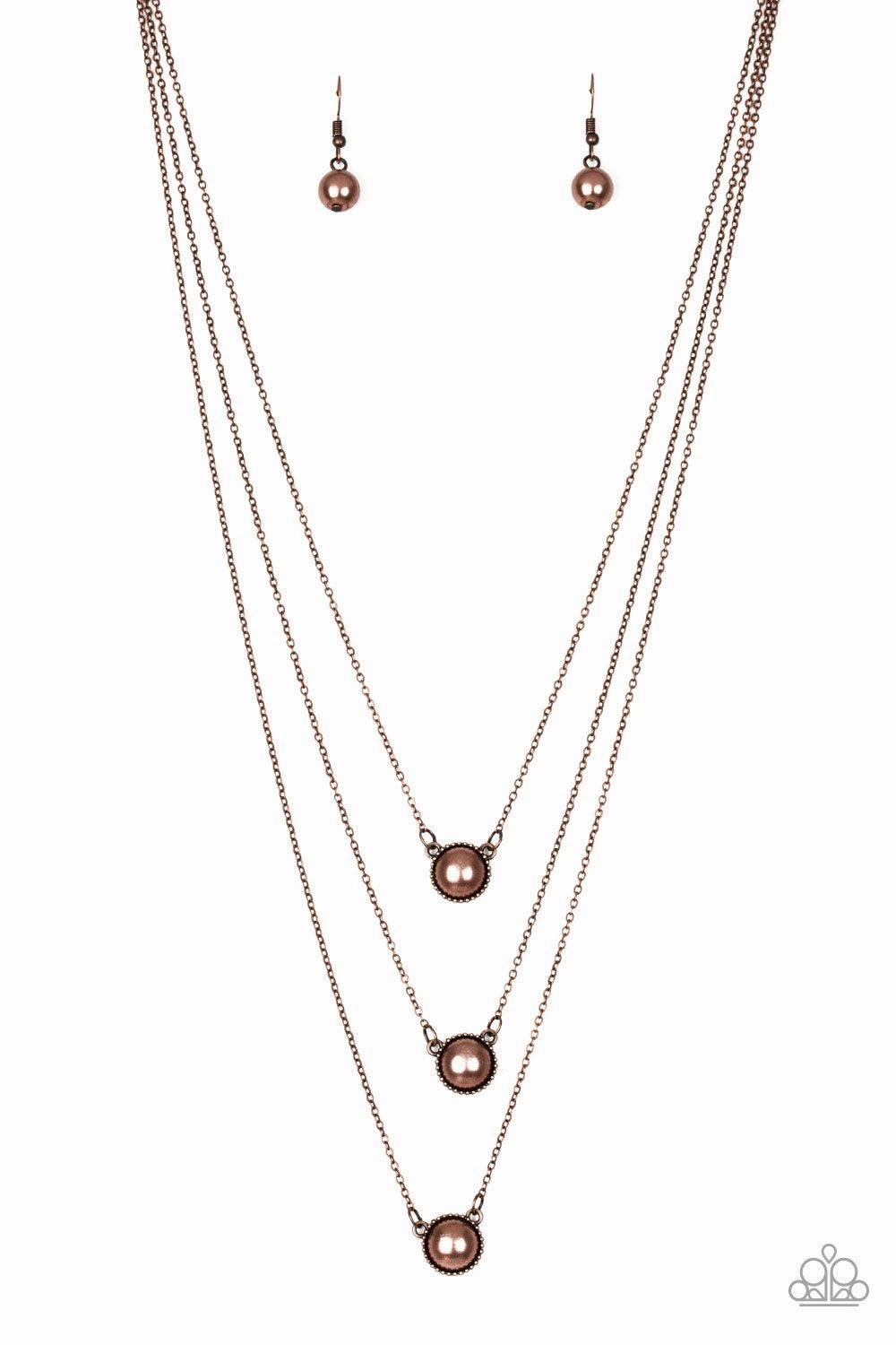 holiday season Paparazzi Accessories ? A Love For Luster - Copper Necklace?Flat Rate Ship $4.50?