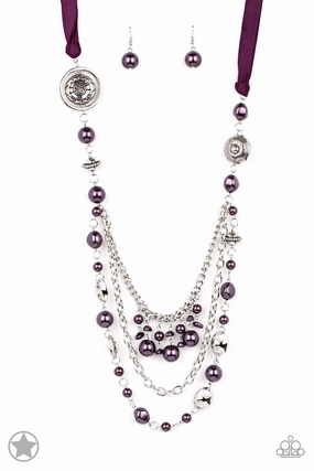Chic Accent Paparazzi Accessories ? All The Trimmings - Purple Necklace?Flat Rate Ship $4.50?