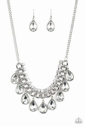 Personal Adornment Paparazzi Accessories ? All Toget-HEIR Now - White Necklace?Flat Rate Ship $4.50?