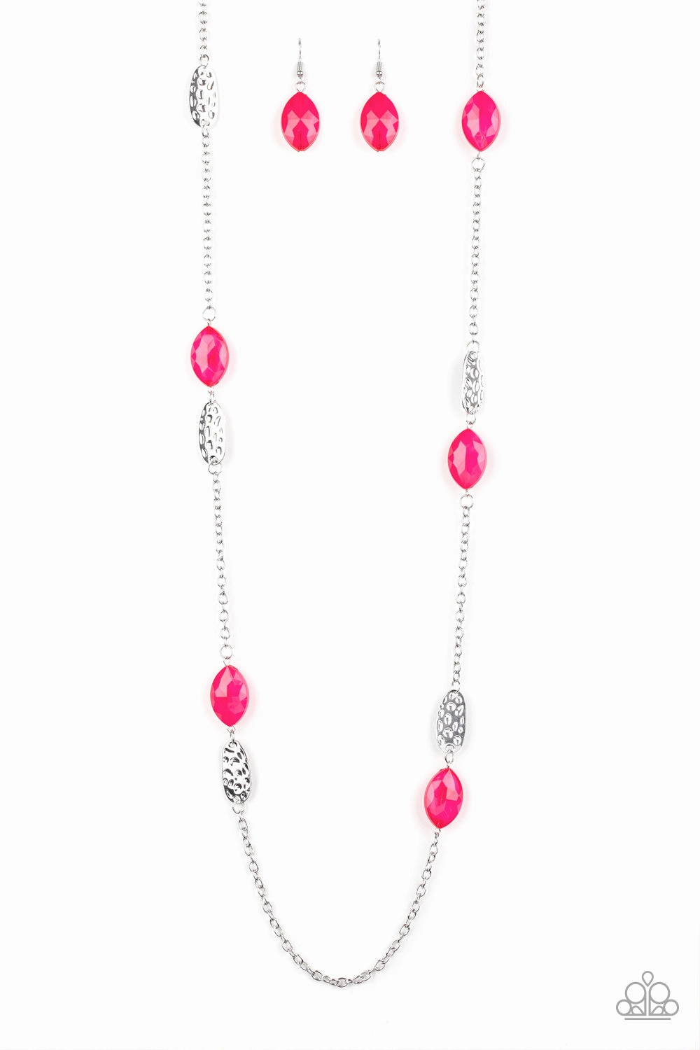 Traditional Adornment For Office Paparazzi Accessories ? Beachfront Beauty - Pink Necklace?Flat Rate Ship $4.50?