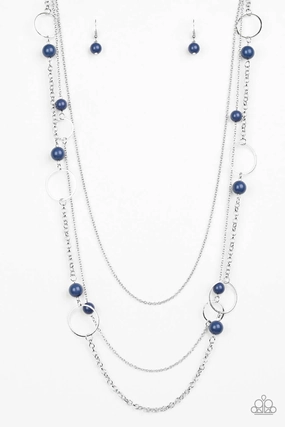 Creative Accent Paparazzi Accessories ? Beachside Babe - Blue Necklace?Flat Rate Ship $4.50?