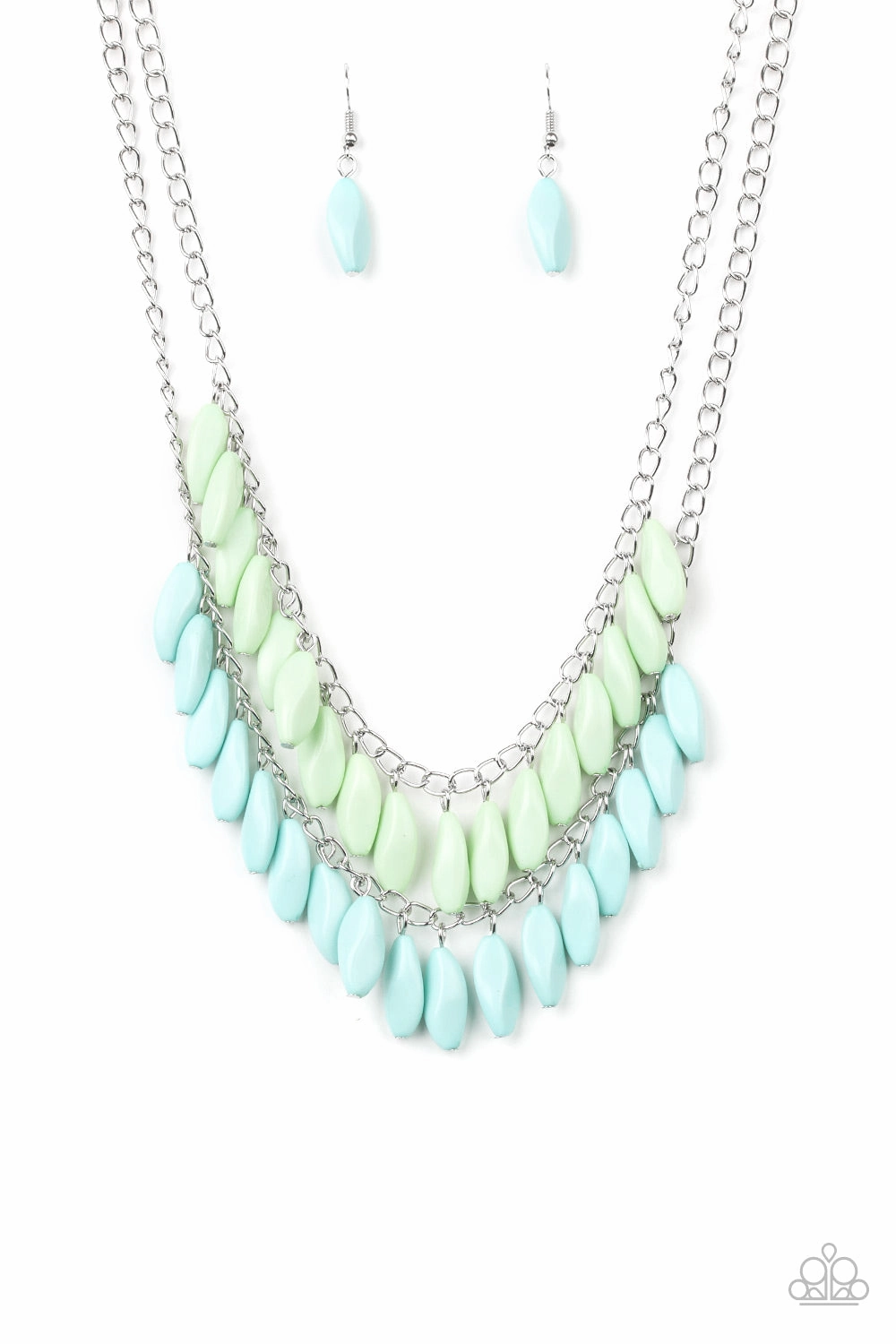 Paparazzi Accessories ? Beaded Boardwalk - Blue Necklace?Flat Rate Ship $4.50? Fantastic Item Distinct Feature