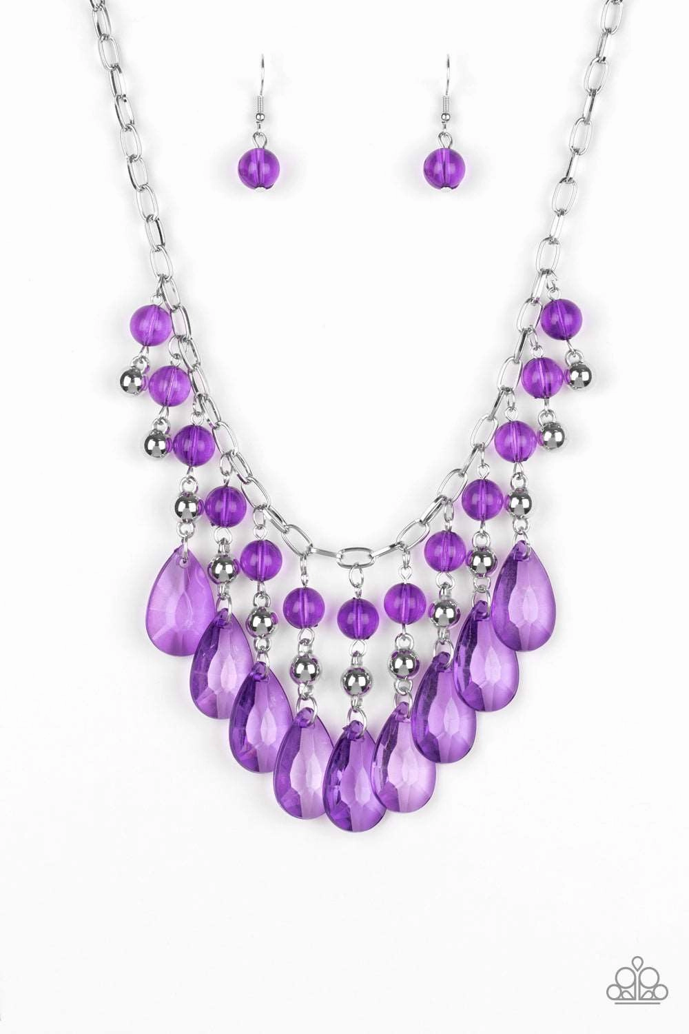 Paparazzi Accessories ? Beauty School Drop Out - Purple Necklace?Flat Rate Ship $4.50? Romantic Present Autumn Warm