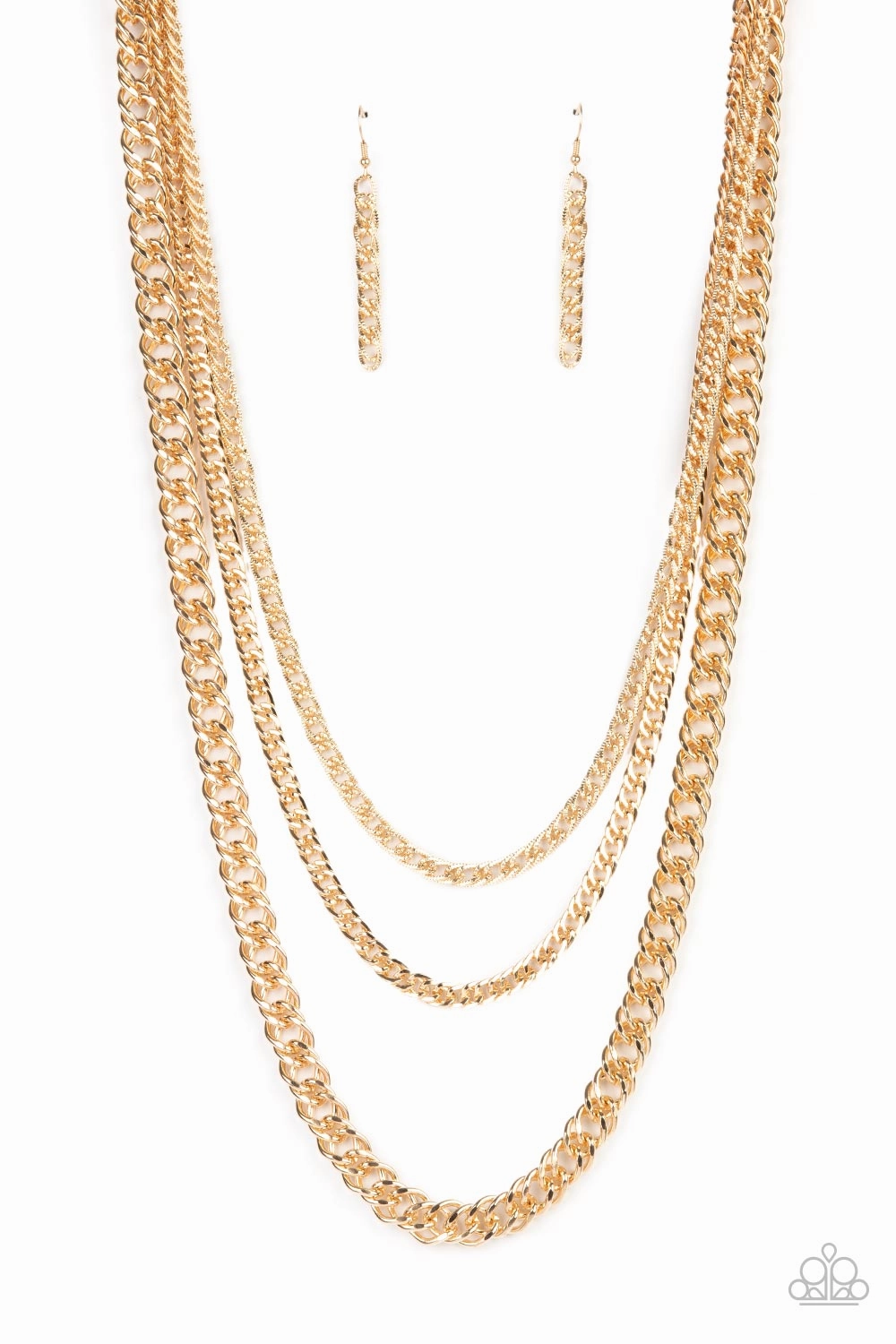 Paparazzi Accessories ? Chain of Champions - Gold Necklace? Flat Rate Ship $4.50? Special Gift