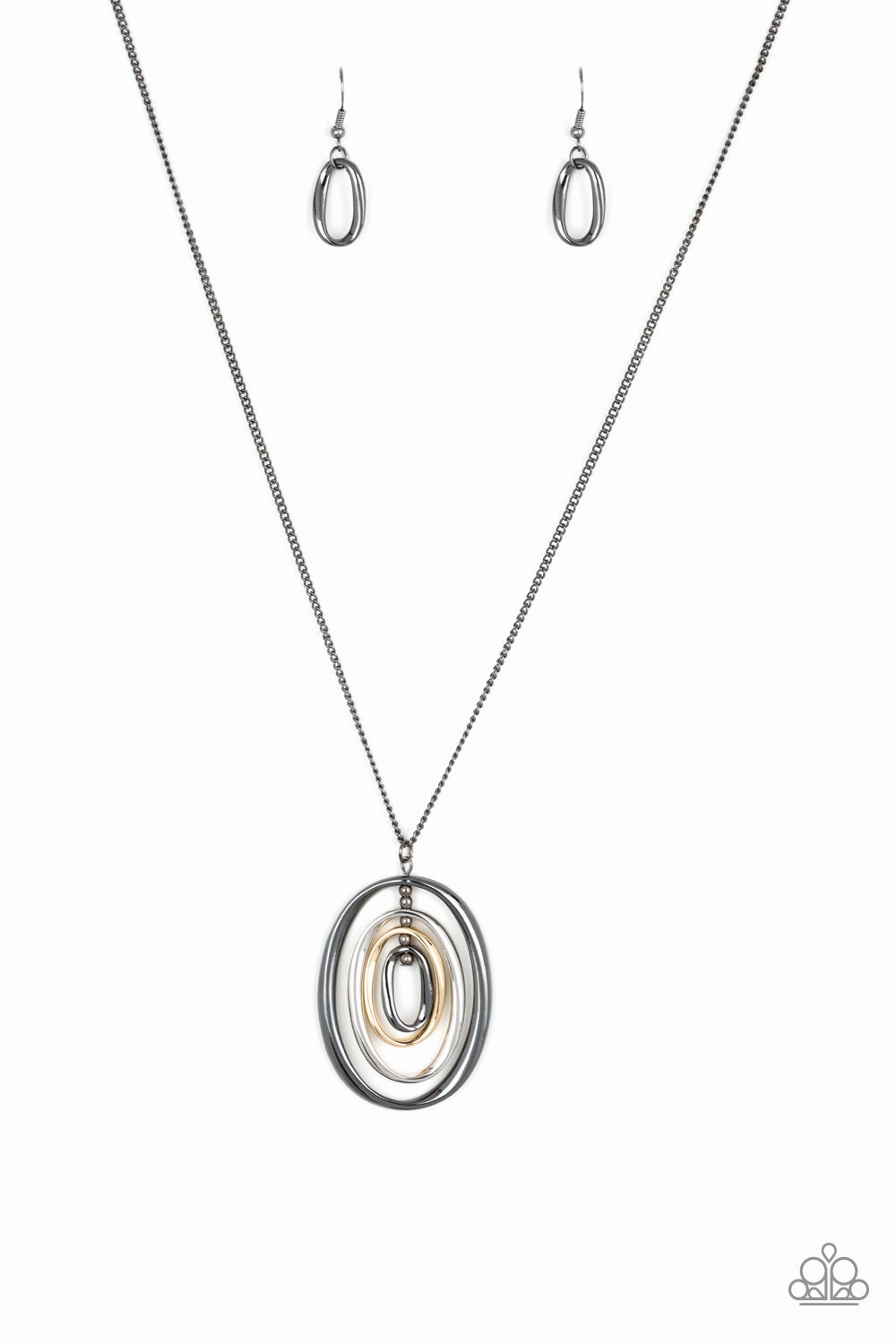 Paparazzi Accessories ? Classic Convergence - Black Necklace?Flat Rate Ship $4.50? Durable Jewelry Fantastic Piece