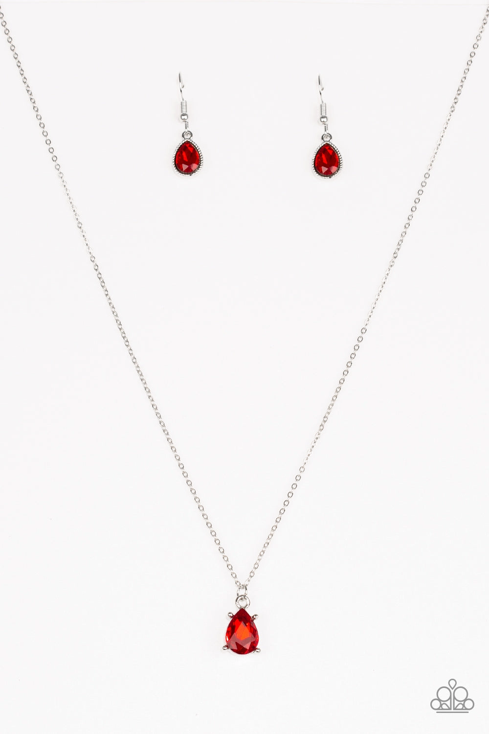 Paparazzi Accessories ? Classy Classicist - Red Necklace?Flat Rate Ship $4.50? Magnificent Adornment Ageless Accessory