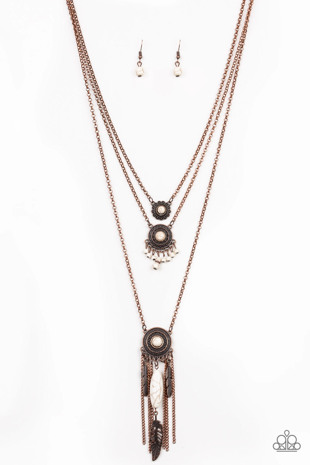 Paparazzi Accessories ? Desert Daydream - Copper Necklace?Flat Rate Ship $4.50? Office Present