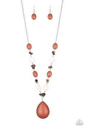 Effortless Cool Dainty Accent Paparazzi Accessories ? Desert Diva - Multi Necklace?Flat Rate Ship $4.50?