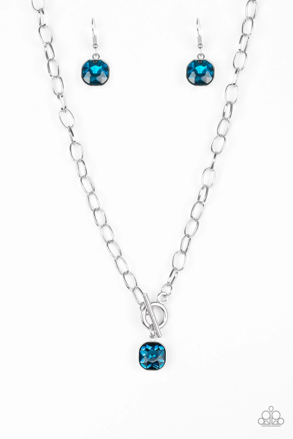 Elegant Event Paparazzi Accessories ? Dynamite Dazzle - Blue Necklace?Flat Rate Ship $4.50?