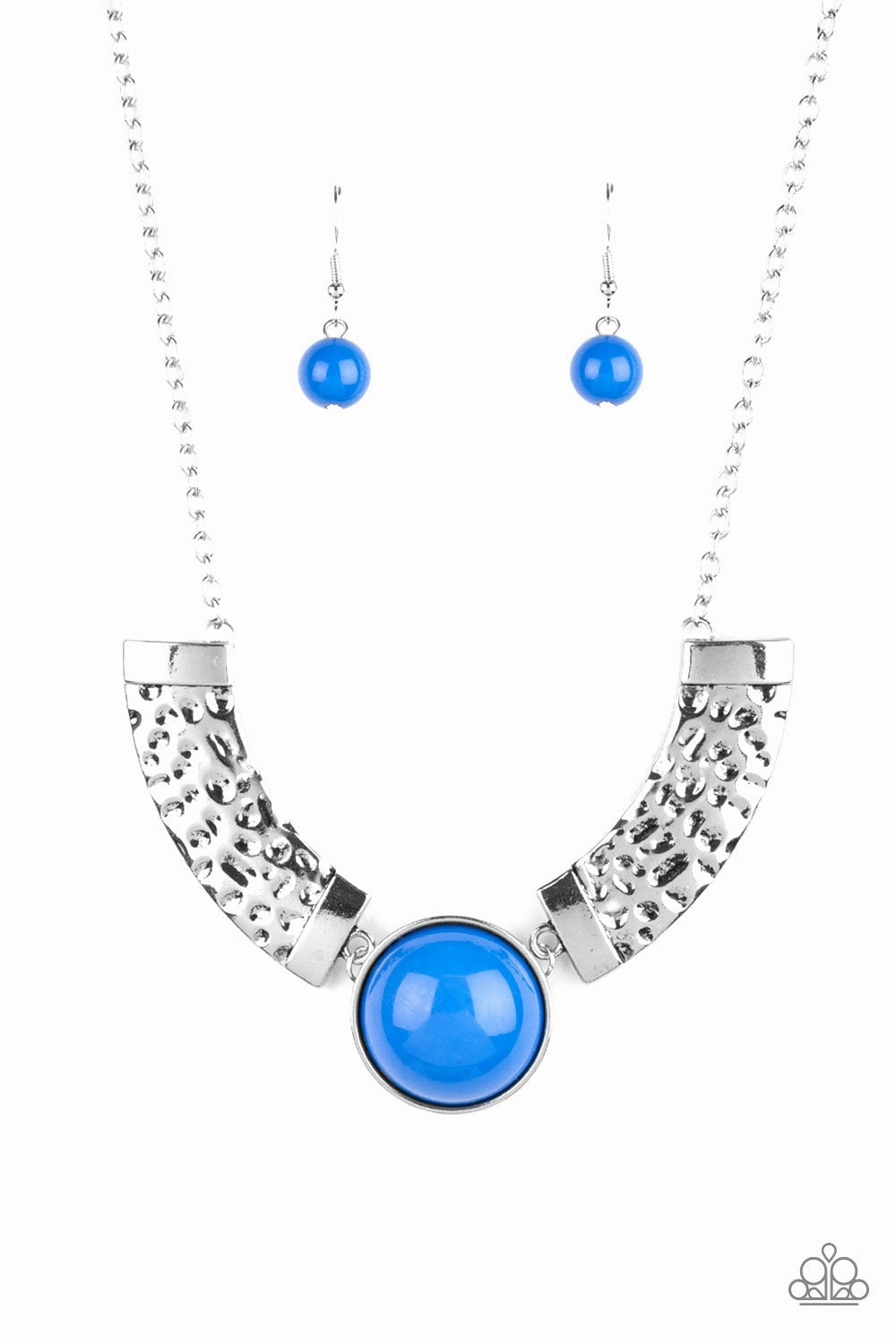 Gorgeous style Unique Accent Paparazzi Accessories ? Egyptian Spell -Blue Necklace?Flat Rate Ship $4.50?