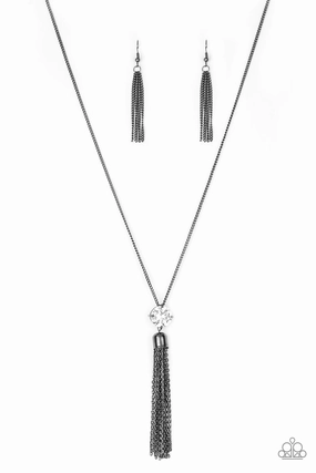 Paparazzi Accessories ? Five-Alarm FIREWORK - Black Necklace?Flat Rate Ship $4.50? High-Quality Adornment