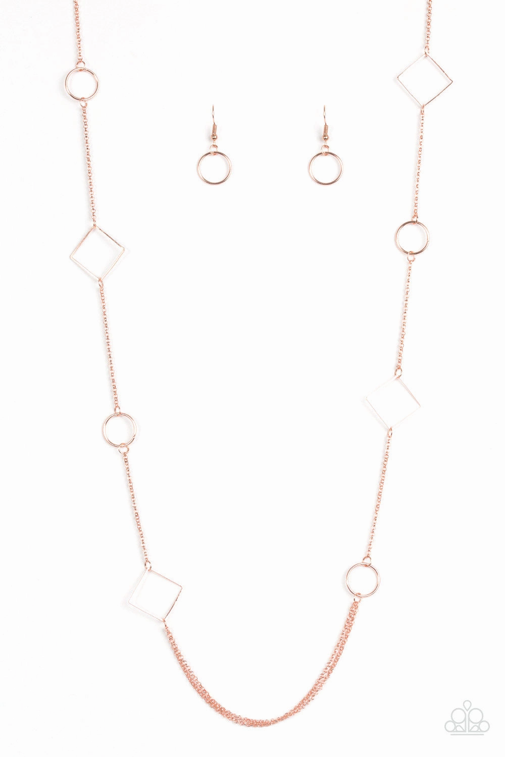 Paparazzi Accessories ? Full Frame - Copper Necklace?Flat Rate Ship $4.50? Trend Gift Contemporary Look