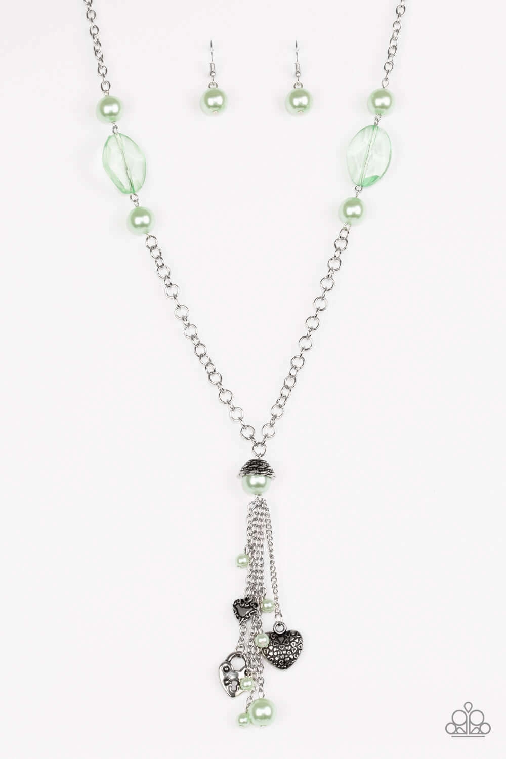 Paparazzi Accessories ? Heart-Stopping Harmony - Green Necklace?Flat Rate Ship $4.50? Fashion Mix