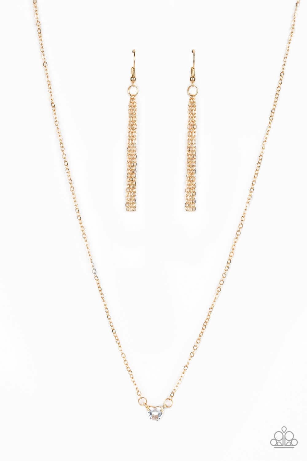 Paparazzi Accessories ? Heartbeat Bling - Gold Necklace?Flat Rate Ship $4.50? Magnificent Piece