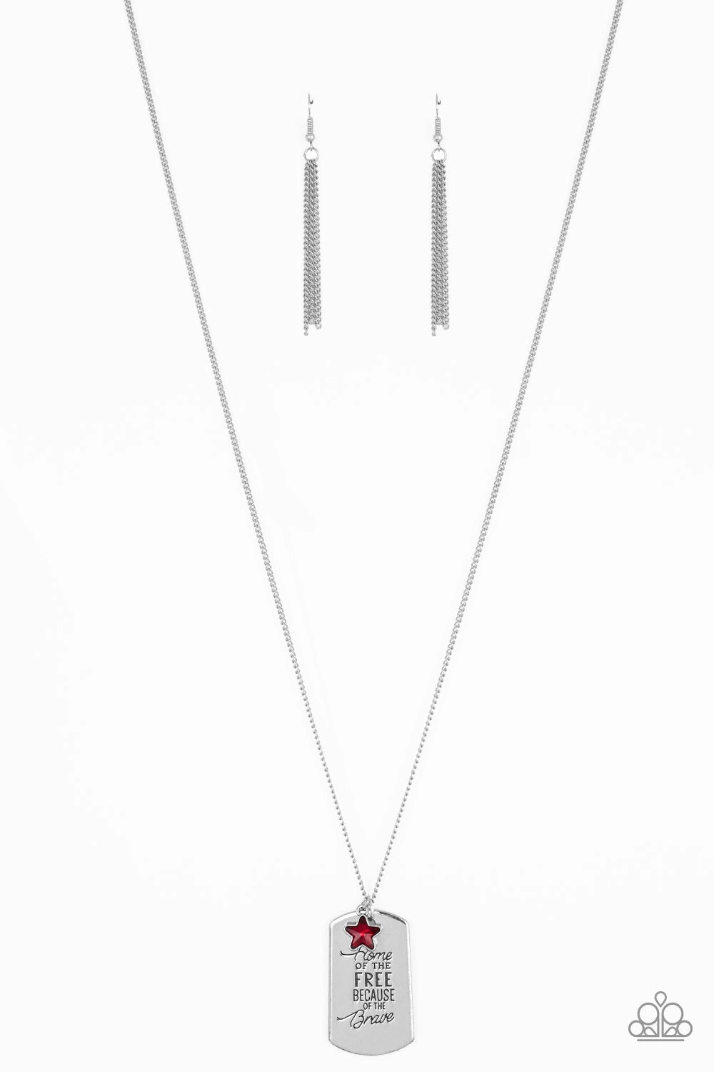 Paparazzi Accessories ? Home Of The Free - Red Necklace?Flat Rate Ship $4.50? Busy Life